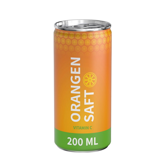 200 ml Orangensaft (Dose) - Body Label – Bild 8