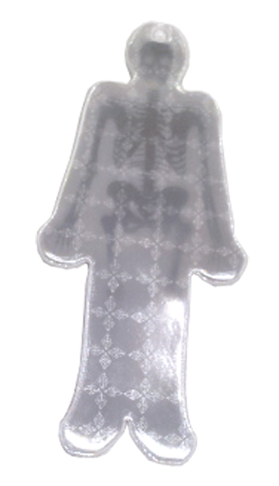 Reflektierende Skelett Anhänger, Made in Germany – Bild 2