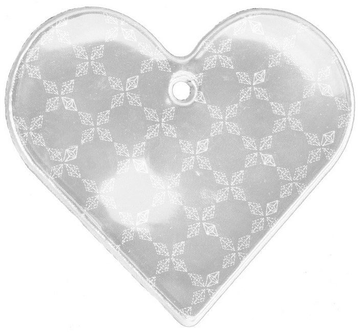 Reflektierende Herz Anhänger, Made in Germany – Bild 2