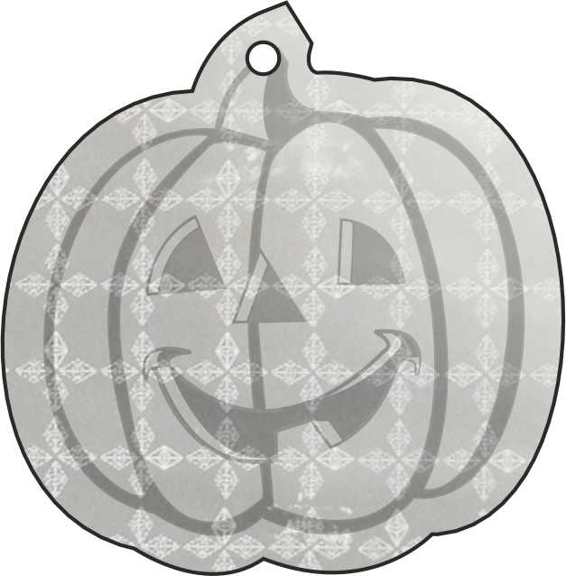 Reflektierende Kürbis Anhänger, Made in Germany – Bild 3