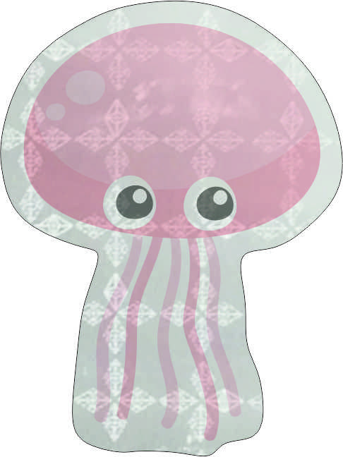 Quallen Sticker, Made in Germany – Bild 2