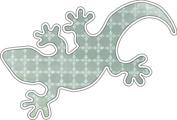 Gecko Sticker, Made in Germany – Bild 2