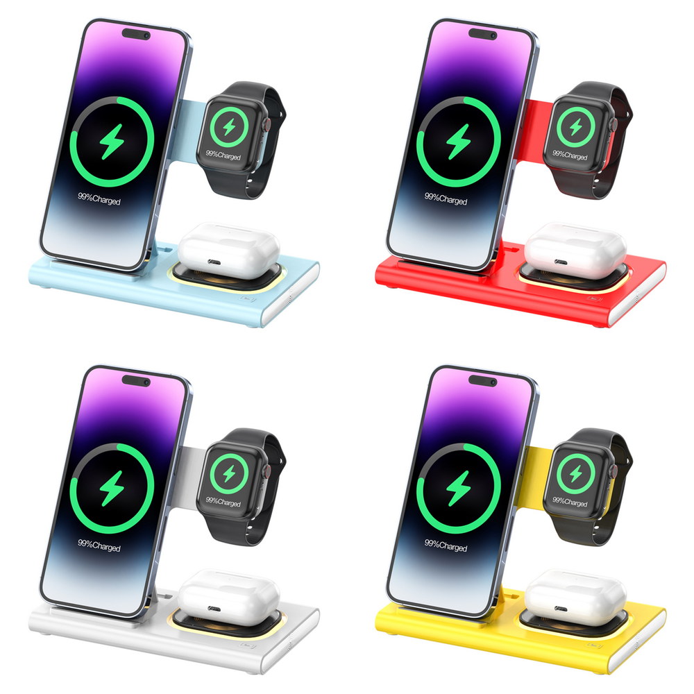 15w 3in1 Wireless Ladestation- Modell A80 – Bild 6