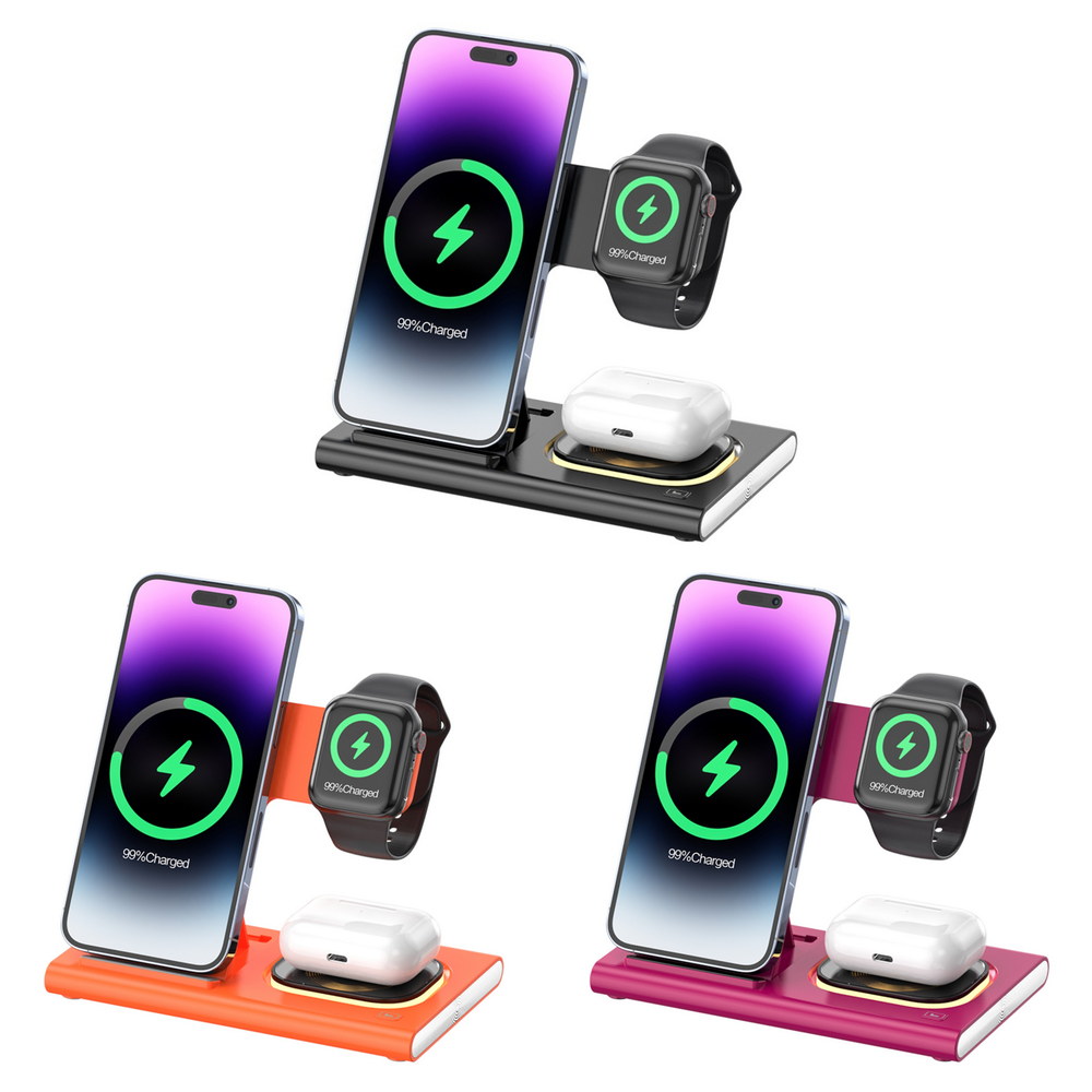 15w 3in1 Wireless Ladestation- Modell A80 – Bild 7