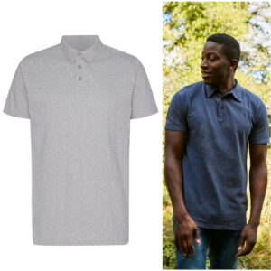 Neutral Recycled Cotton Poloshirt