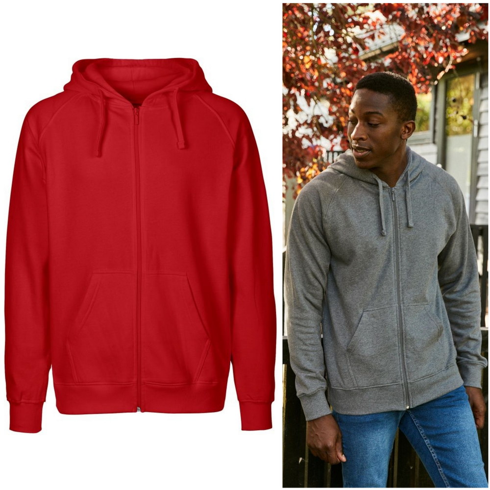 Neutral Mens Zip Hoodie