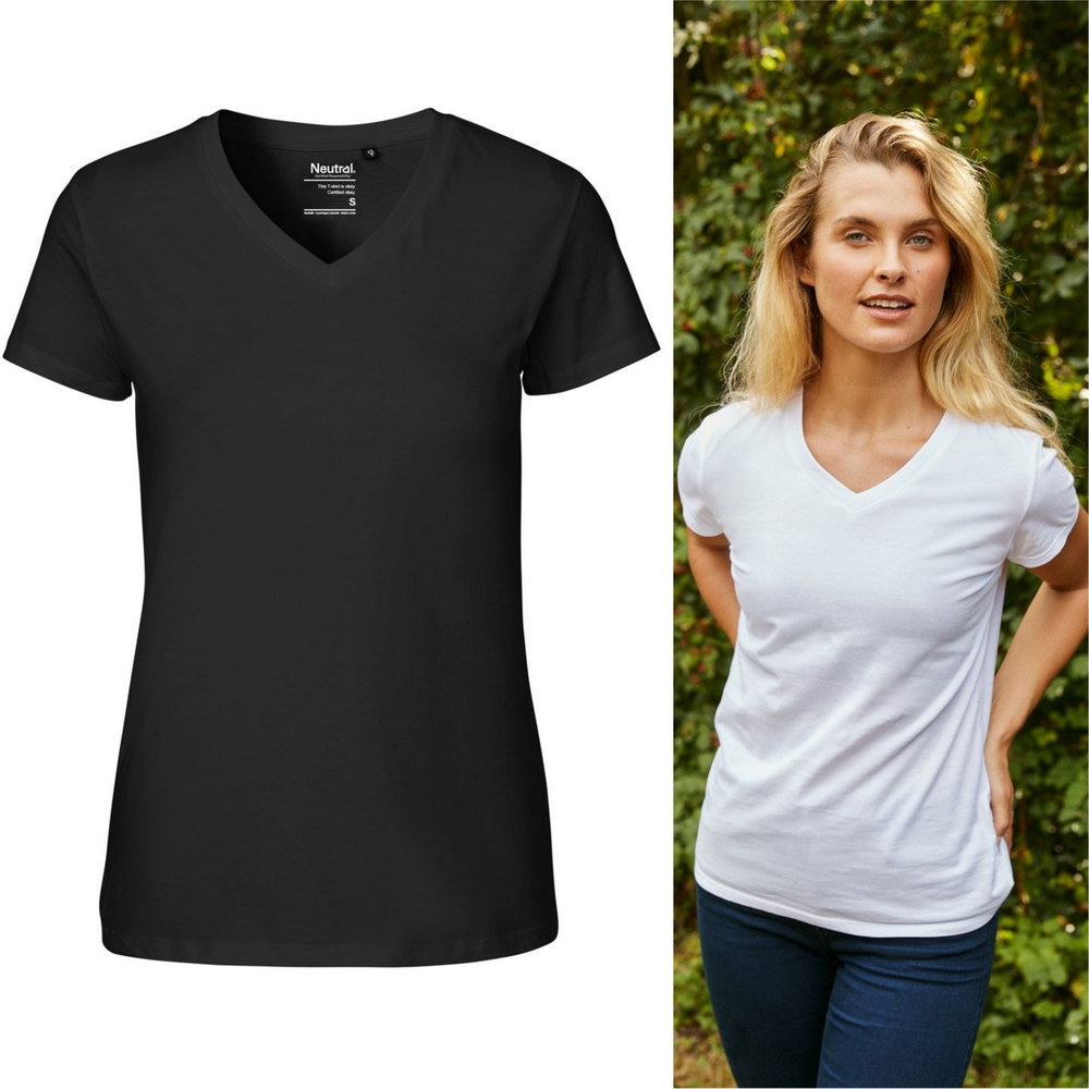 Neutral Ladies V-Neck T-Shirt