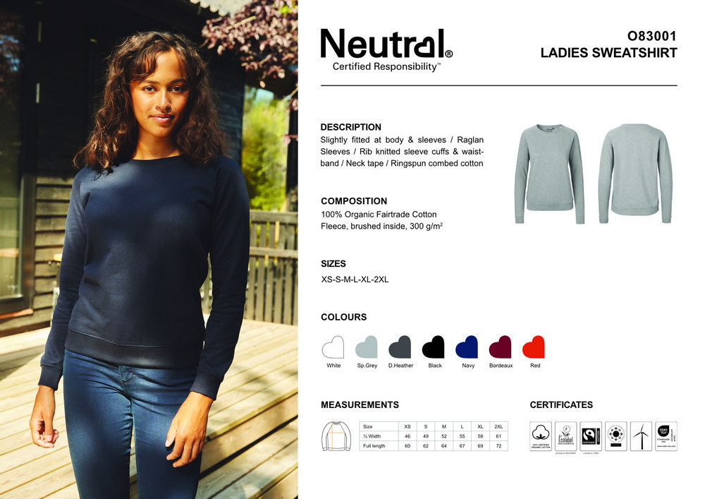 Neutral Ladies Sweatshirt – Bild 2