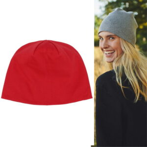 Neutral Interlock Beanie, one size