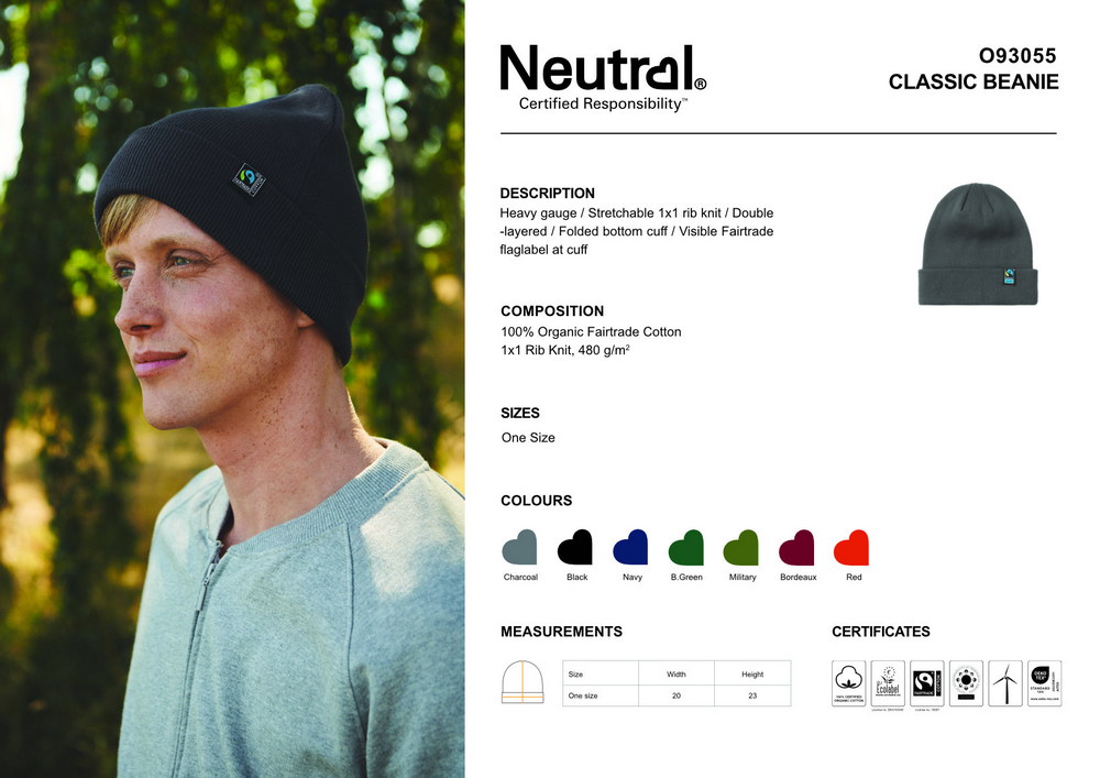 Neutral Classic Beanie, one size – Bild 4