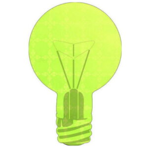 Glühbirnen Sticker, Made in Germany