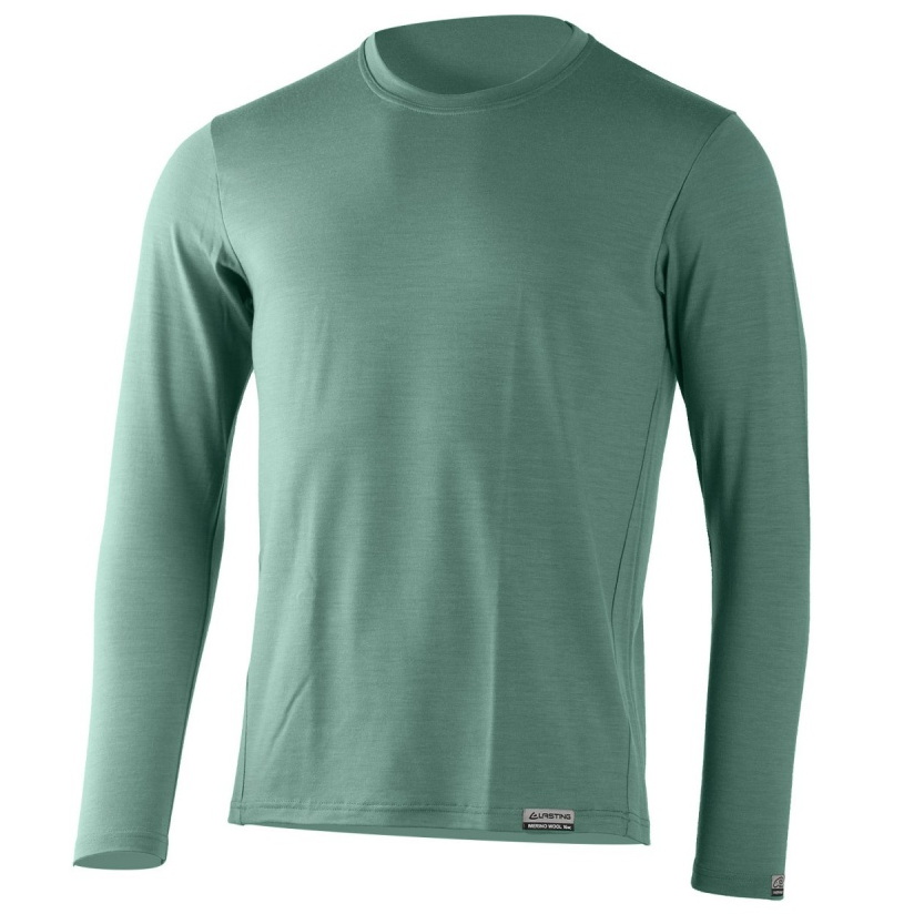 ALAN Mens long sleeve Merino T-shirt, mulesing-frei, Made in EU