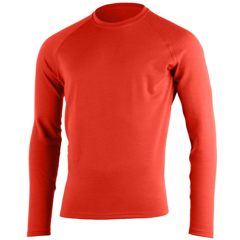 WITY Mens Merino long sleeve T-shirt, mulesing-frei, Made in EU