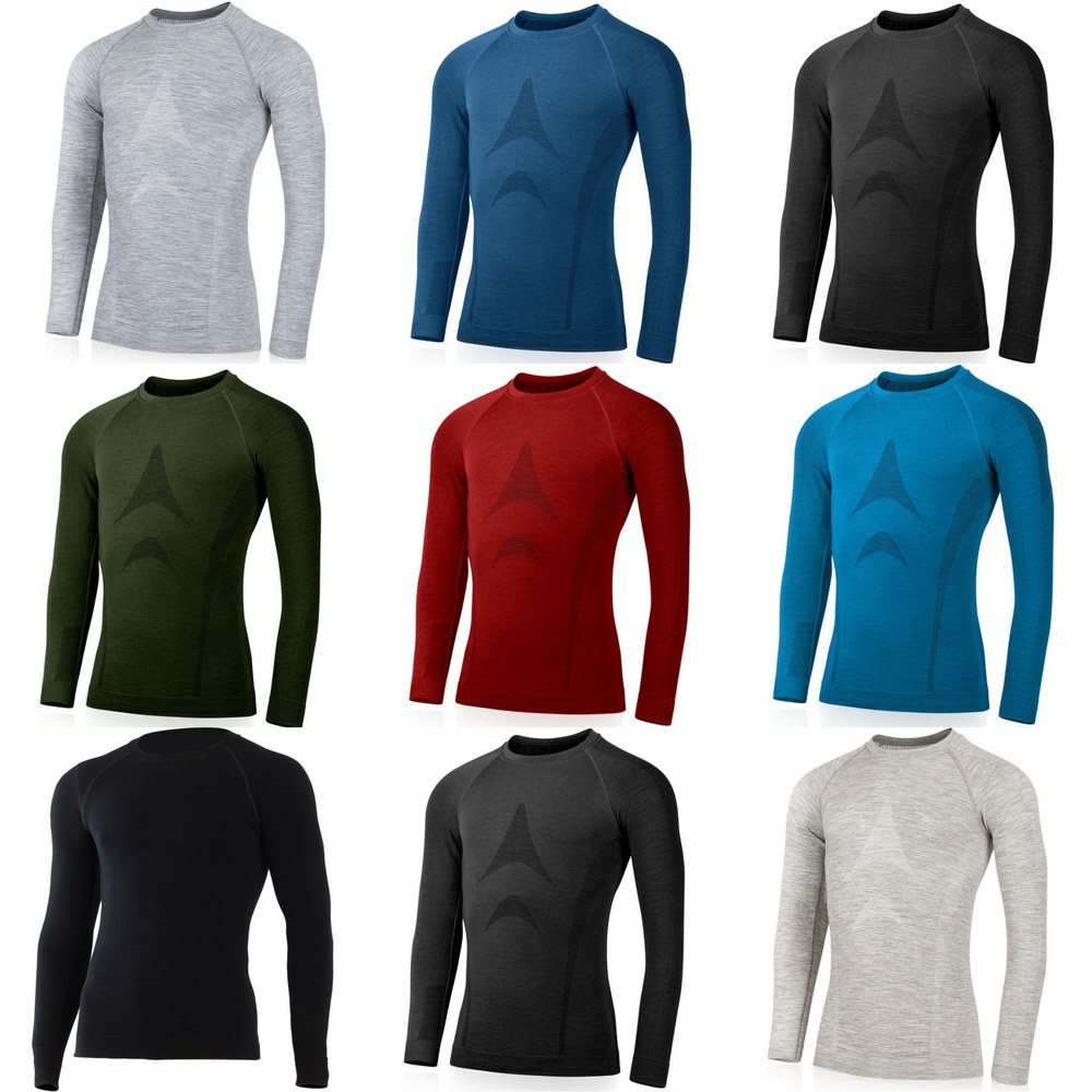 WOLF Mens Seamless Merino long sleeve T-Shirt, mulesing-frei, Made in EU – Bild 2