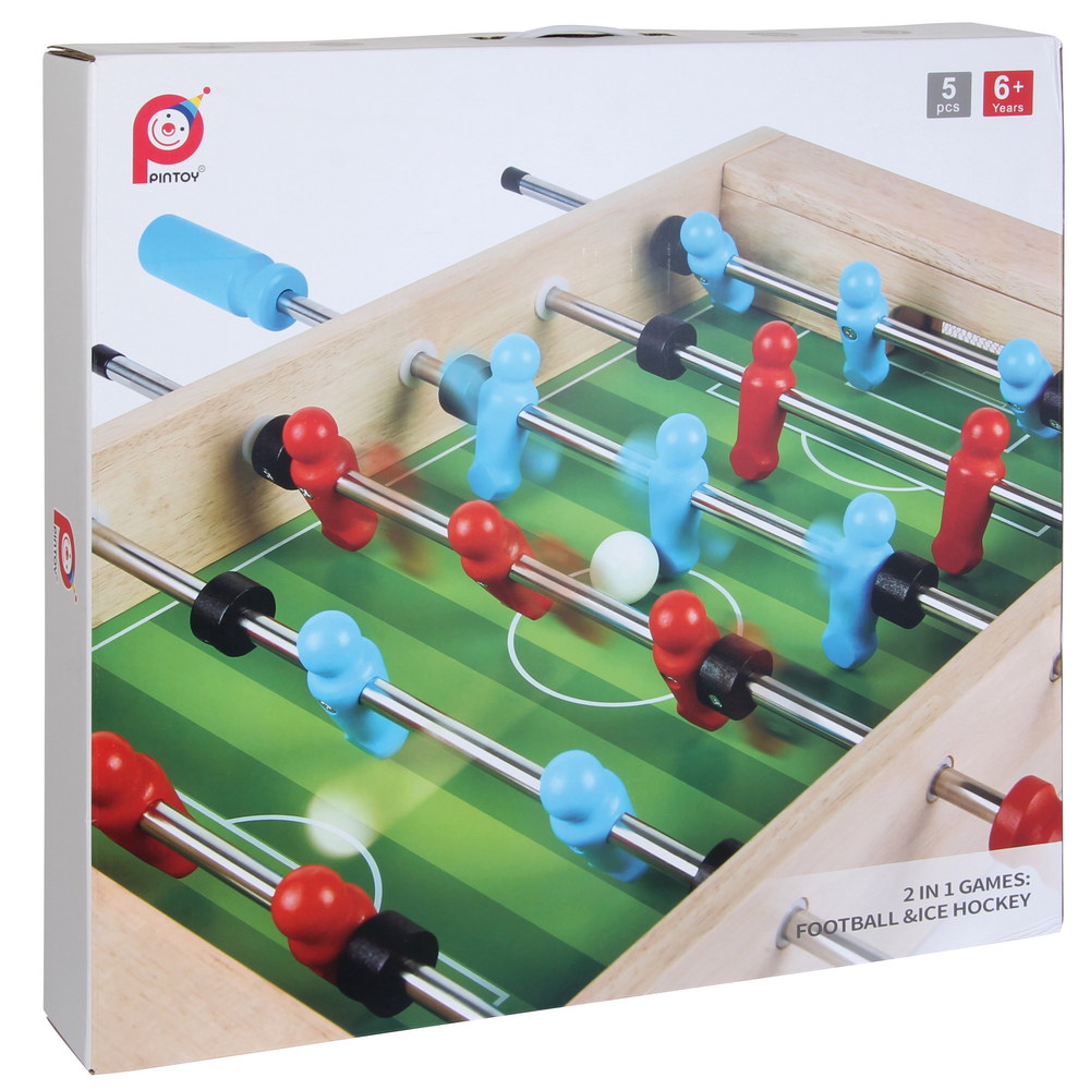 PINTOY 2 in 1 Tischfußball und Hockey, Made in Germany – Bild 3