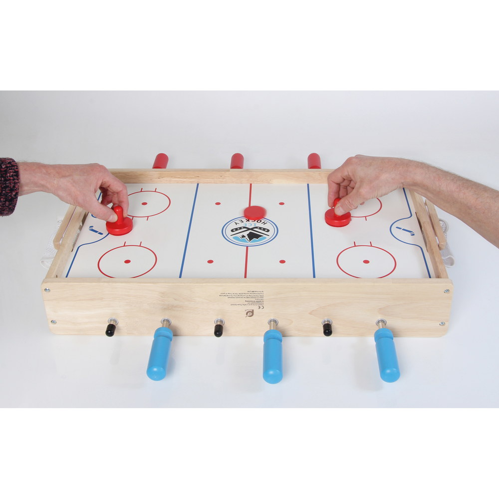PINTOY 2 in 1 Tischfußball und Hockey, Made in Germany – Bild 5