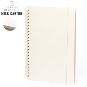 Notizbuch EDILAX, recycelter Milchkarton