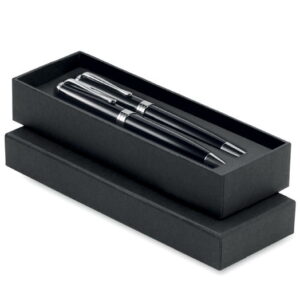 Schreibgeräte-Set LYON, recycelter Edelstahl