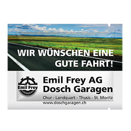 Erfrischungstuch einzeln verpackt, Made in EU