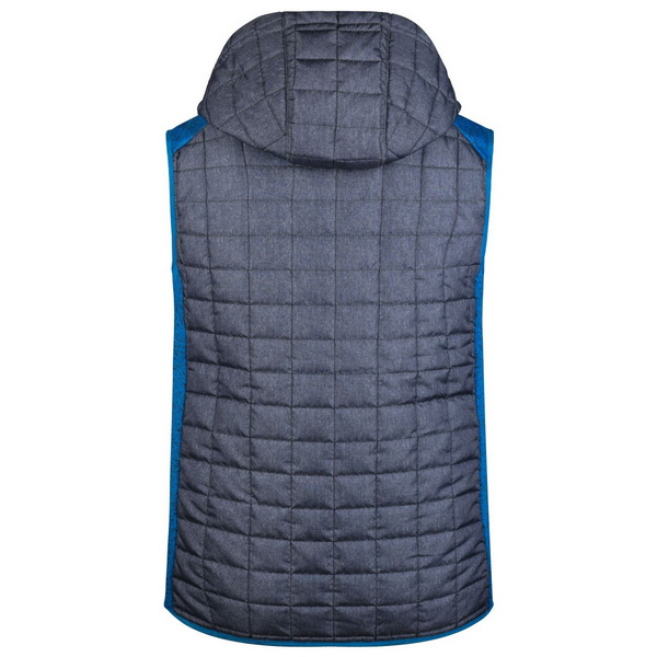 Herren Hybrid Strickfleece Gilet-J&N 0768 – Bild 2